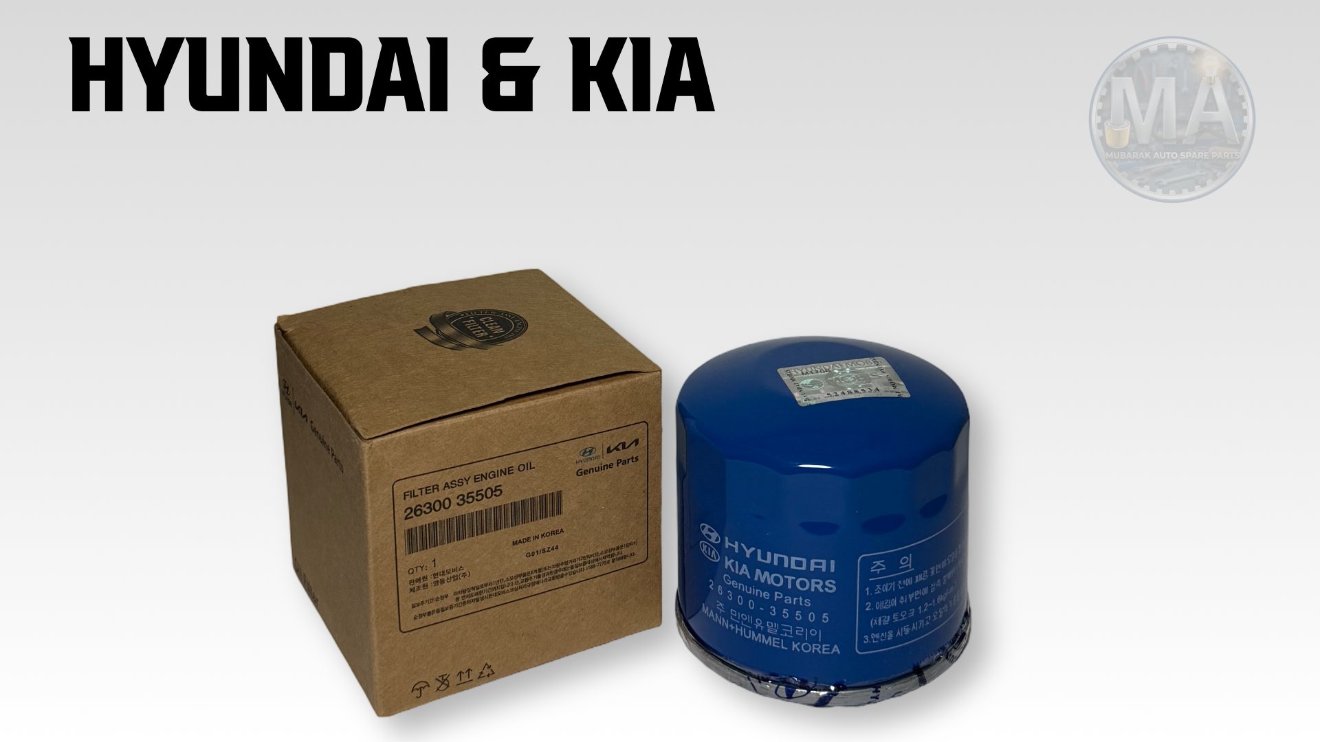 Hyundai & Kia Oil Filter
