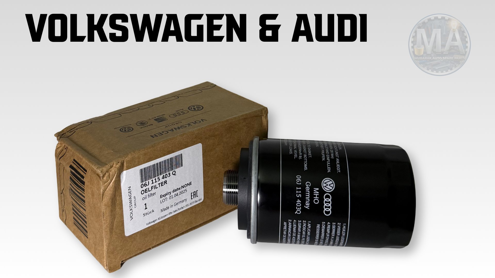 Volkswagen & Audi Oil Filter